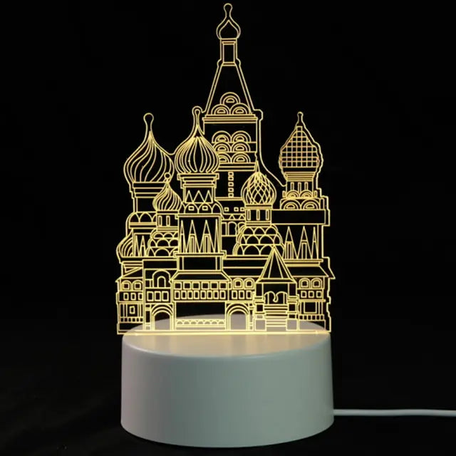 3D LED Lamp