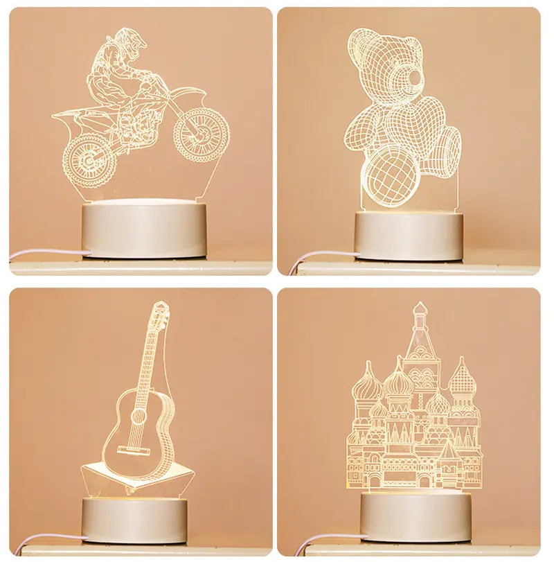 3D LED Lamp