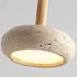 Three-head Retro Lux Drop Light lamp with Nordic design illuminated in cozy room