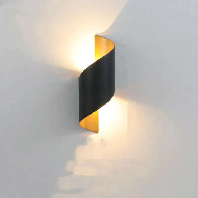 Modern LED waterproof outdoor wall lamp with sleek design and energy-efficient illumination