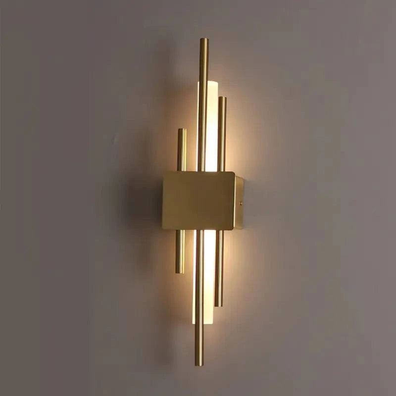 Modern LED wall lamp with sleek design and energy-efficient lighting