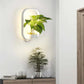 Modern Wall Plant LED Lamp combining live greenery with energy-efficient LED lighting on a wall.