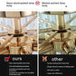 Golden 5-layer crystal chandelier with round iron frame