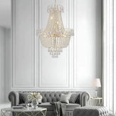 large modern luxury golden crystal chandelier for living room dining room bedroom hallway