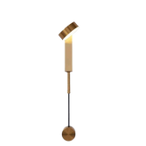 LED indoor Wall Lamps featuring a modern brass finish with an adjustable head and sleek minimalist design for focused lighting