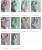 LED Neon Light collection featuring vibrant pink, green, and yellow PVC designs including flamingo, cactus, pineapple, palm tree, angel, Christmas tree, star, moon, heart, and lightning shapes on clear bases