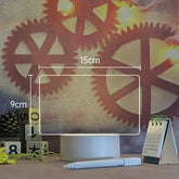 LED Note Board with clear acrylic rectangular panel measuring 15cm by 9cm, illuminated white base, and white fine-tip marker pen