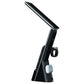 LED Study Lamp in black ABS and PC, with an adjustable arm, slim light bar, and side-mounted control knob