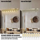 Modern Champagne Gold Kitchen Island Lamp with oval crystal ceiling chandelier design featuring an adjustable chain and elegant golden frame