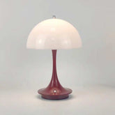 Portable rechargeable LED lamp with dimmable metal design and USB charging