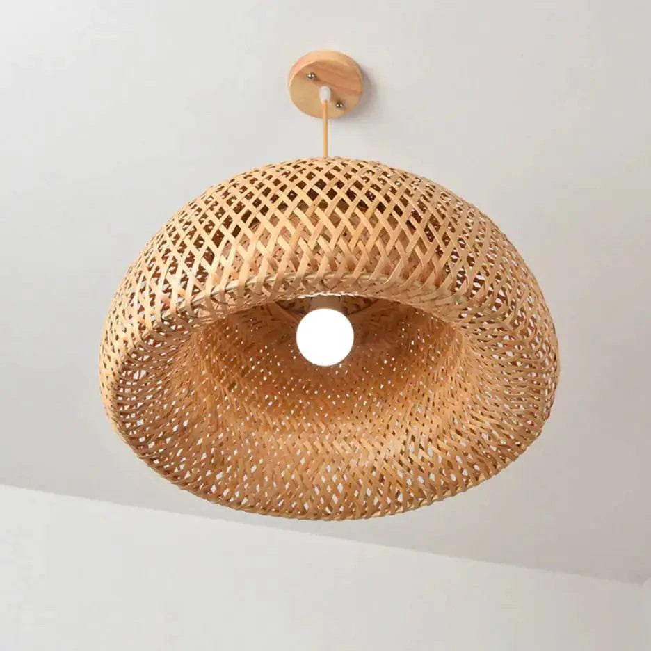 Kuma Bamboo Lamp with natural bamboo design and warm dimmable light for eco-friendly home decor
