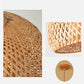 Kuma Bamboo Lamp emitting warm light in eco-friendly bamboo design