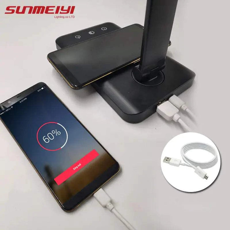 LED Desk LampIntroducing the Led USB Desk Lamp, the perfect solution for your lighting needs. This lamp features 5 dimmable levels, a timer setting, and a USB charging port, makiAlphas lightAlphas lightLED Desk Lamp